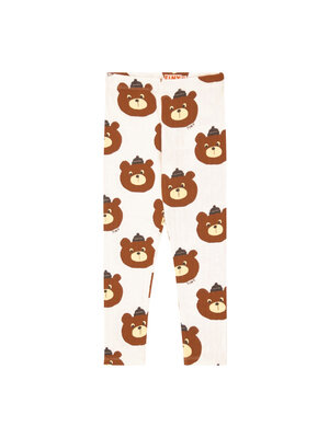 Tinycottons Bears Leggings Light Cream Heather