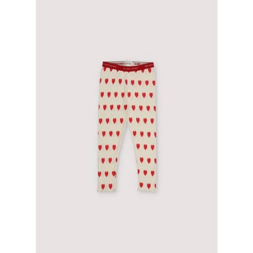 the new society Legging met hartjes print en elastische band
