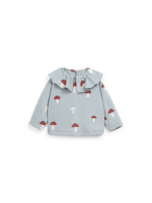 Play up T-shirt with Printed Mushroom Elephant