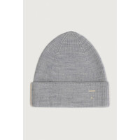 Baby Knitted Beanie Grey Melange