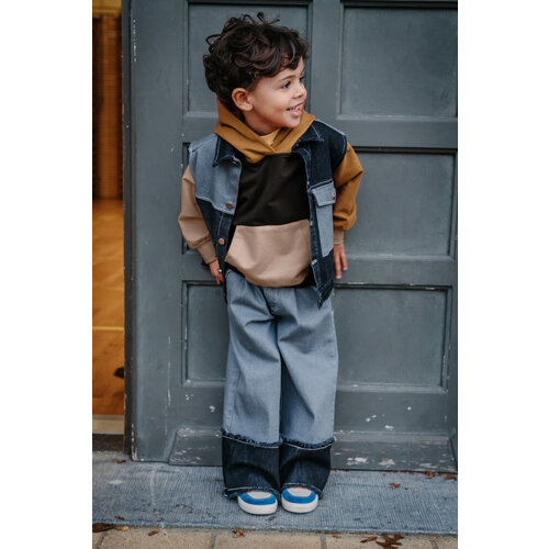 BONNIE & THE GANG Vest in denim antraciet/as BONNIE & THE GANG Vest in denim antraciet/as