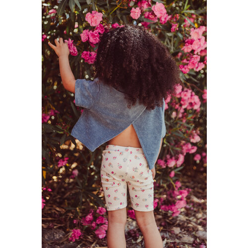 Louise Misha Korte legging met bloemenprint