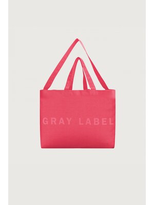 Gray label Canvas Shopper Cherry