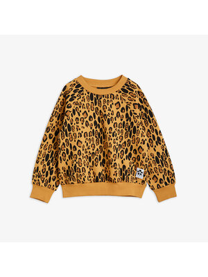 Mini Rodini Basic Leopard Sweatshirt Beige