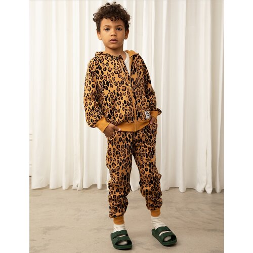 Mini Rodini Sweatpants met luipaard print Mini Rodini Sweatpants met luipaard print