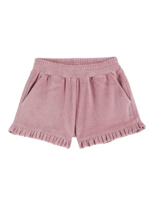 Emile & ida Terry Rufles Shorts Lilas