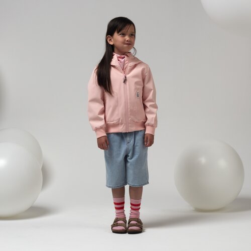 GOSOAKY Roze zomerjas met capuchon GOSOAKY Roze zomerjas met capuchon