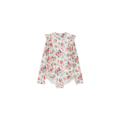 Louise Misha UV badpak met lange mouw in bloemenprint Louise Misha UV badpak met lange mouw in bloemenprint