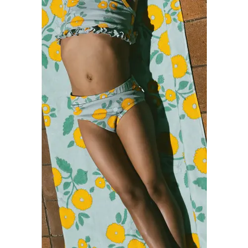 Tinycottons Strand handdoek met bloemen print