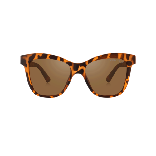 Grech & Co Wayfarer zonnebril in tortoise print