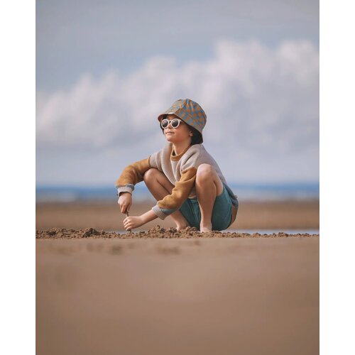 Grech & Co Klassieke zonnebril in groen Grech & Co Klassieke zonnebril in groen