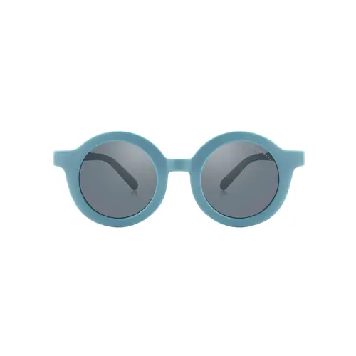 Grech & Co Ronde zonnebril in blauw