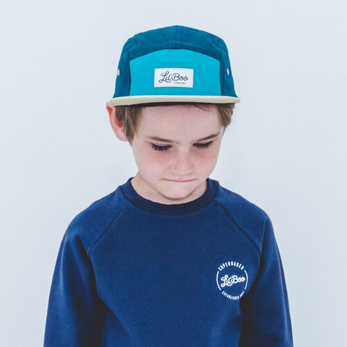 Lil' Boo Unisex pet in groen blauwe kleuren