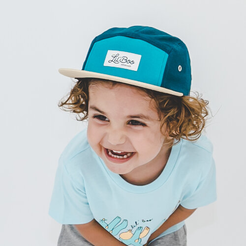 Lil' Boo Unisex pet in groen blauwe kleuren