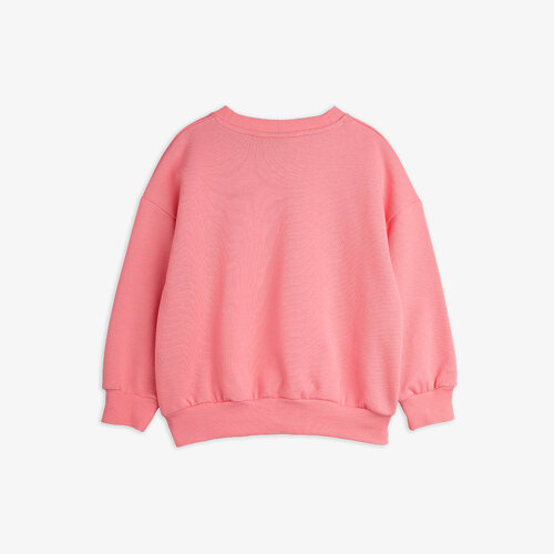 Mini Rodini Roze trui met vogel opdruk