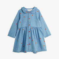 Mini hearts aoe woven dress Blue