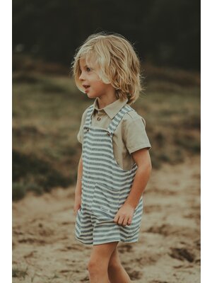 Donsje Dann Overalls Sky Blue - White Striped