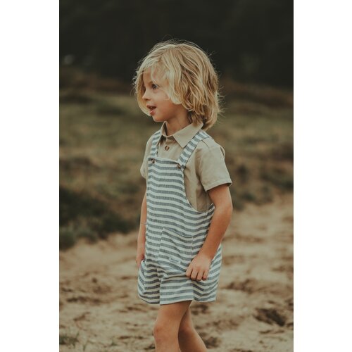 Donsje Dann Overalls Sky Blue - White Striped Donsje Dann Overalls Sky Blue - White Striped