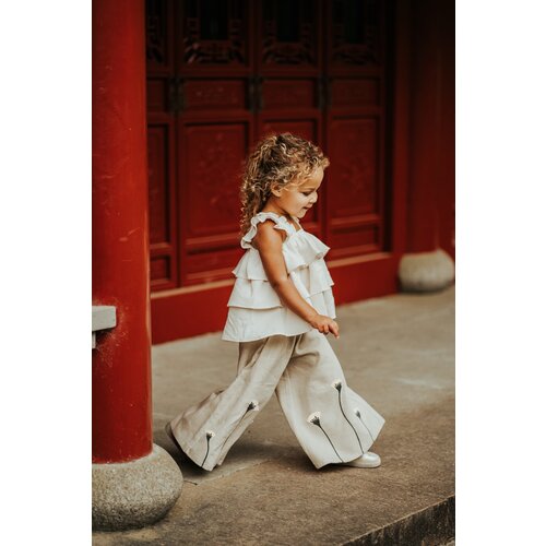 Donsje Fifis Linen Trousers Poppy Soft Sand Donsje Fifis Linen Trousers Poppy Soft Sand
