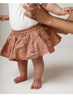 Donsje Lonna Skirt Cloudy Rose - Rust Diamonds
