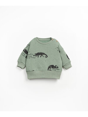 Play up Printed Fleece Sweater Madalena