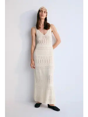 the new society Terseo Woman Dress White