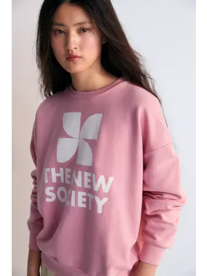 the new society Mykonos Woman Sweatshirt Hibiscus