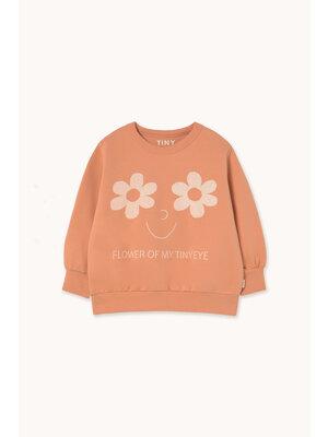 Tinycottons Flowers Eyes Graphic Sweatshirt
