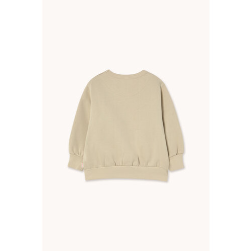 Tinycottons Licht bruine sweater met hondjes opdruk