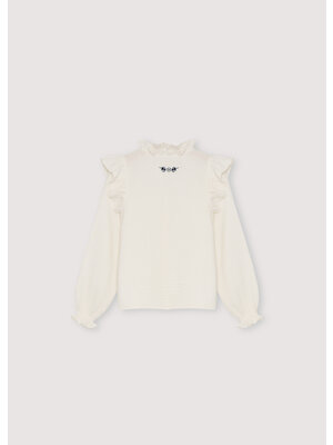 the new society Maitea Blouse Moonlight White