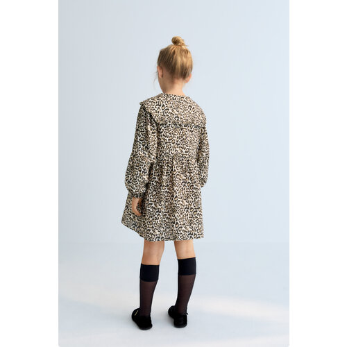 the new society Jurk met luipaard print the new society Jurk met luipaard print