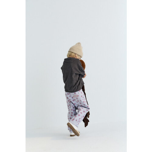 the new society Polo sweater in donker grijs