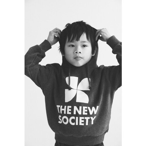 the new society Logo sweater met capuchon the new society Logo sweater met capuchon