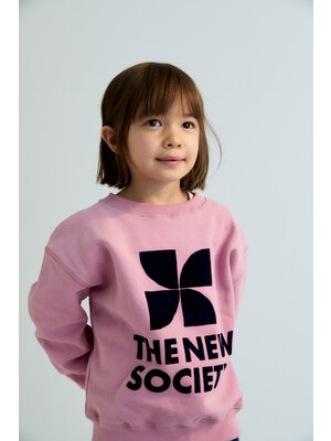 the new society TNS Logo Sweatshirt Dream Blush