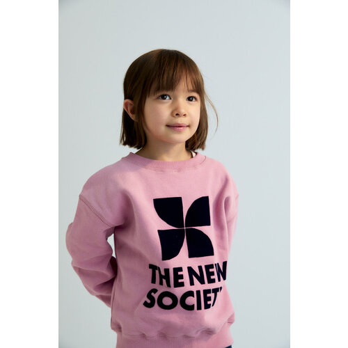 the new society TNS Logo Sweatshirt Dream Blush the new society TNS Logo Sweatshirt Dream Blush