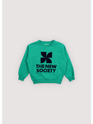 the new society TNS Logo Sweatshirt Radiant Emerald