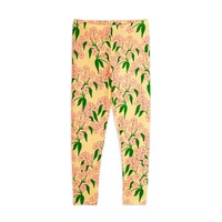Alpine Flowers Leggings Yellow