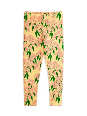 Mini Rodini Alpine Flowers Leggings Yellow