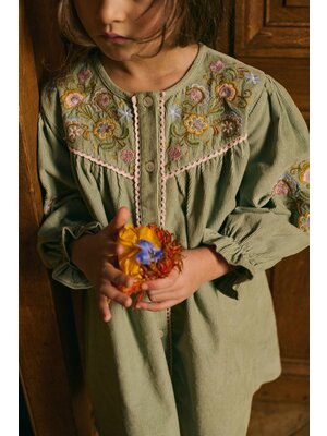 Louise Misha Dress Floriane Almond