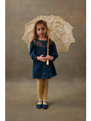 Louise Misha Dress Floriane Deep Blue