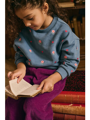 Louise Misha Sweatshirt Rosalia Blue Primrose Lake