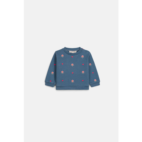Louise Misha Blauwe sweater met broduurwerk Louise Misha Blauwe sweater met broduurwerk