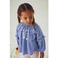 Blouse Irisa Blue Chambray