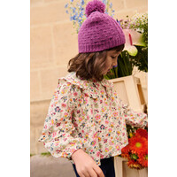 Blouse Cleo Cream Wild Flowers