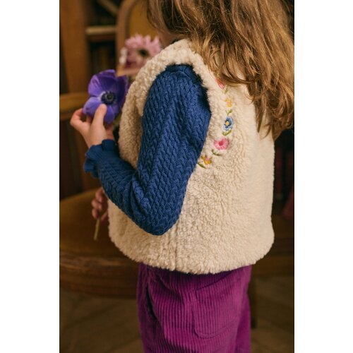 Louise Misha Wol gebreid truitje in donker blauw Louise Misha Wol gebreid truitje in donker blauw