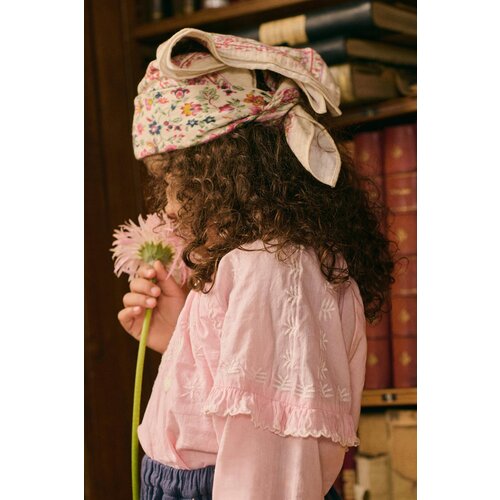 Louise Misha Woven Scarf Capucine Cream Wild Flowers Louise Misha Woven Scarf Capucine Cream Wild Flowers