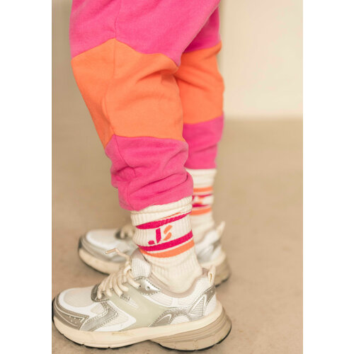 JENEST Js Sport Socks Off White Pink Orange JENEST Js Sport Socks Off White Pink Orange