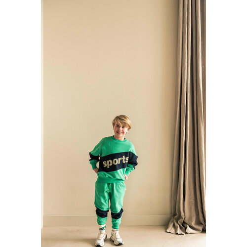 JENEST Sammy Sports Sweater Fresh Green JENEST Sammy Sports Sweater Fresh Green