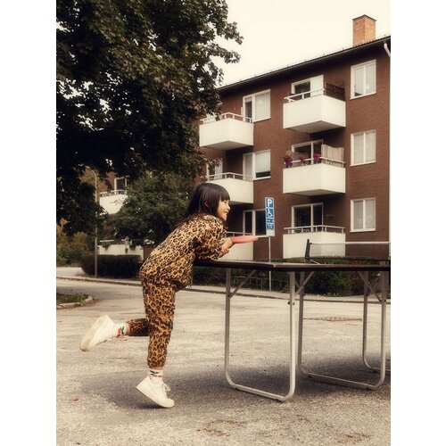 Mini Rodini Luipaard fleece broek - Copy