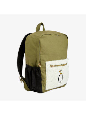 Mini Rodini Penguin Embroidered Backpack